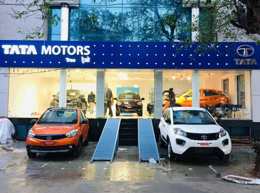 Tata Motors Cars Showroom