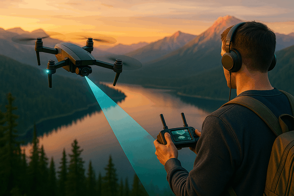 Drone aerial photography